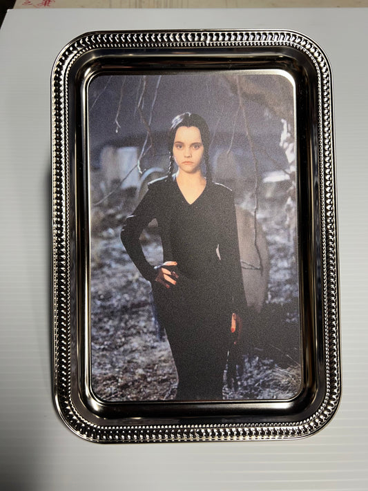 Metal Rolling Tray by RODELA (Wednesday Adams Cristina Ricci) - Medium 7.5" x 11"